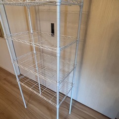 6段ラック　ホワイトの画像