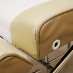 ≪★zyt2544ジ≫ ビューティーガレージ 高通気性低反発ベッド CLAIRE/クレア 肘掛け無し 現状品 エステ/アイラッシュ/まつパ/マツエク/理美容用品/中古家具/宮城県仙台市 071101-12の画像