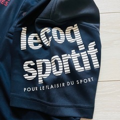 le coq sportif ネイビー ポロシャツ　ゴルフウェアの画像