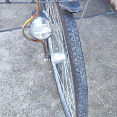 ステンレスハンドル 6段変速付 ｵｰﾄﾗｲﾄ26インチ自転車の画像
