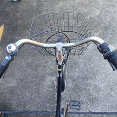 ステンレスハンドル 6段変速付 ｵｰﾄﾗｲﾄ26インチ自転車の画像