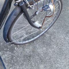 ステンレスハンドル 6段変速付 ｵｰﾄﾗｲﾄ26インチ自転車の画像