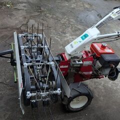 鹿児島発　オーレック　ガソリンエンジン管理機バーディ＋集草機HM122Xの画像