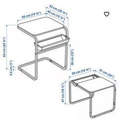 IKEA さいどてーぶるサイドテーブルの画像