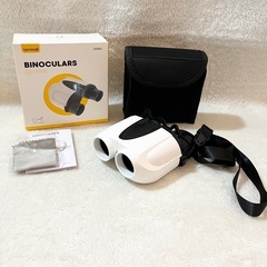 新品　双眼鏡 オペラグラス 10倍 ライブ コンサート スポーツ観戦 コンパクト 白の画像