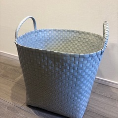 かご　大・小セット　グレーの画像