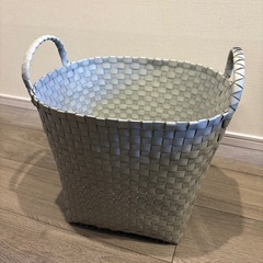 かご　大・小セット　グレーの画像