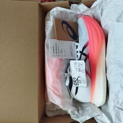 asics METASPEEDSkyプラス　ホワイト/オレンジ　23.5cm　新品未使用の画像