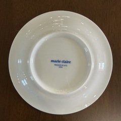 花柄プレート🌼ライフスタイルブランド✨marieclaireマリ•クレールおしゃれ💙ヴィンテージ青•水色•薄紫•白の画像