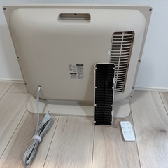 人感/室温センサー付大風量パネルセラミックヒーター ヒートワイドスリムの画像