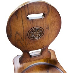 チェア アンティーク 木製 レトロ A10024の画像