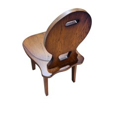 チェア アンティーク 木製 レトロ A10024の画像