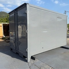 No.951 アルミバン 2t 車 アルミ 箱 バイク 倉庫 トラック コンテナ 米 保管庫 物置 DIYの画像