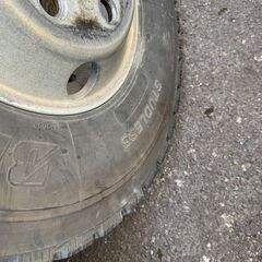 アルコア製　アルミホイール　ブリジストンスタッドレスタイヤ　6本セット　17.5インチ　4ｔトラック用の画像