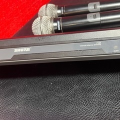 SHURE ワイヤレスマイク2本 PG58 古いですの画像