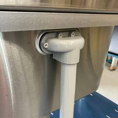 BY マルゼン BSM1-096L 一槽水切付シンク 水切り左側 業務用 ステンレス台 作業台 調理台 店舗 厨房 41110Y01 ※店頭引取限定(岡崎市) ジの画像