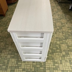 【引取限定】衣装ケース　天板木製　引出しプラスティックの画像