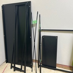 ニトリ机(黒)の画像