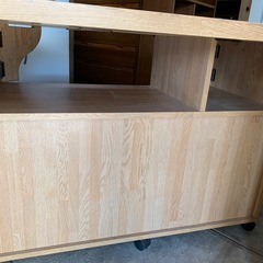 キッチンカウンター　折りたたみ式　の画像