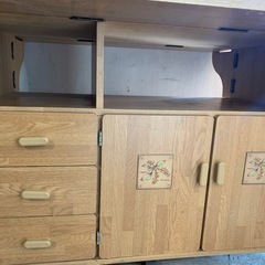 キッチンカウンター　折りたたみ式　の画像