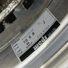 235/45ZR19タイヤホイールセット WEDS マーベリック010 sSの画像