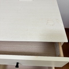 無料　ニトリ　サイドテーブル (モリーナ 2段) の画像