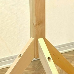 木製　ポールハンガーの画像