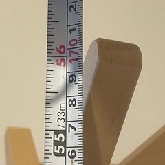 木製　ポールハンガーの画像