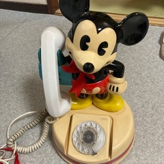 ミッキーマウス　ダイアル電話の画像