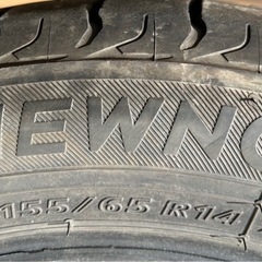 バリ溝！23年製ブリジストンタイヤ　　スズキ純正アルミホイール4本セットの画像