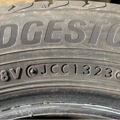 バリ溝！23年製ブリジストンタイヤ　　スズキ純正アルミホイール4本セットの画像