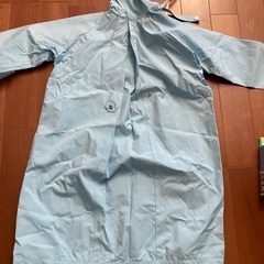 【キッズ】レインコート　水色　チャックタイプの画像