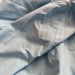 【キッズ】レインコート　水色　チャックタイプの画像