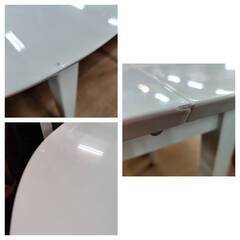 【愛品倶楽部柏店】グレートウメヤ 伸長式ダイニング3点セット Aegeanの画像