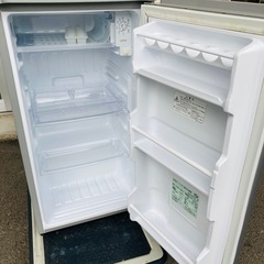 AQUA アクア　1ドア冷蔵庫 75L AQR-81E(S)形 2016年製　ノンフロン直冷式冷蔵庫　静音化設計　動作品　QA2428の画像