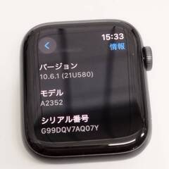 【良品】Apple Watch SE 第1世代/GPS/44mm/A2352/スペースグレー〈MYE32J/A〉 の画像