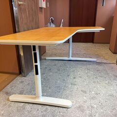 IKEA　L字型デスク　IKEA　BEKANT　18222の画像