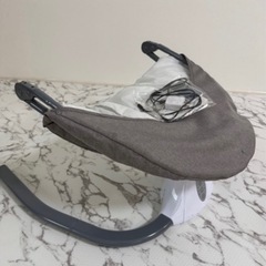 電動ベビーバウンサー ゆりかご全自動 新生児 スイングオートスイング 赤ちゃん1ヶ月2ヶ月3ヶ月乳児 洗えるの画像