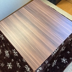 美品！こたつ、こたつ布団、IKEAラグ3点セット！の画像