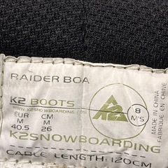 No.066中古　スノーボードブーツ　　26センチの画像