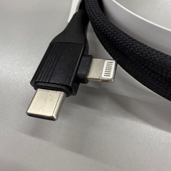 USB-C to Lightning ケーブル 1m ブラックの画像