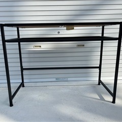 GRANT デスク GRD-1 デスク GRD-100 木製デスク 木製 パソコンデスク 勉強机 パソコン台 PCデスク 学習 デスク アイアン mw0801の画像