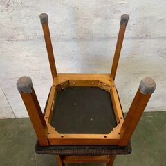 【ジモティ限定特価】 椅子 2脚 セット ブラウン ダイニングチェア 木製 食卓椅子  A0818Gの画像