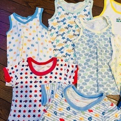 【肌着まとめ売り】10点 80 90　子ども服の画像