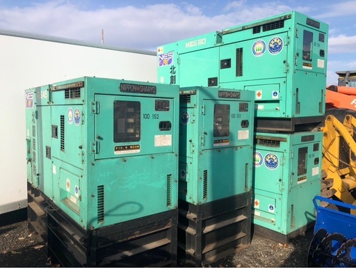 【1台88万〜】発電機 各種