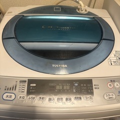 TOSHIBA AW-80DJ(WL) 8kg 洗濯機の画像