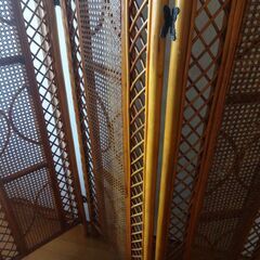 💗籐のスクリーン　パーテーション　　💗の画像