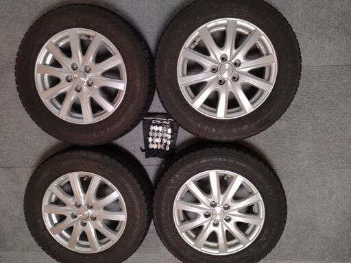 スタッドレスタイヤ+アルミホイール4本セット195/65R15