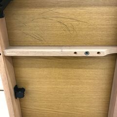 A-529【リユースのサカイ野々市店】ジモティ来店特価‼ ローテーブル 木製 ブラウン クリーニング済みの画像