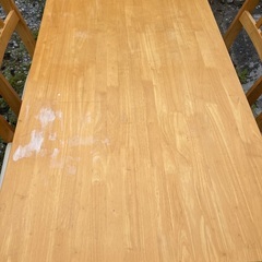 ダイニングテーブル4脚つき(一旦停止)の画像